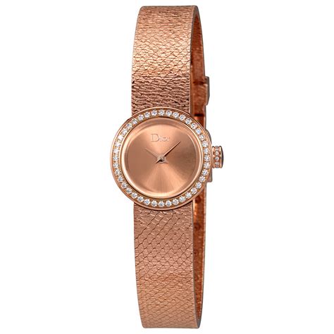 dior watch rose gold|Dior watches for women.